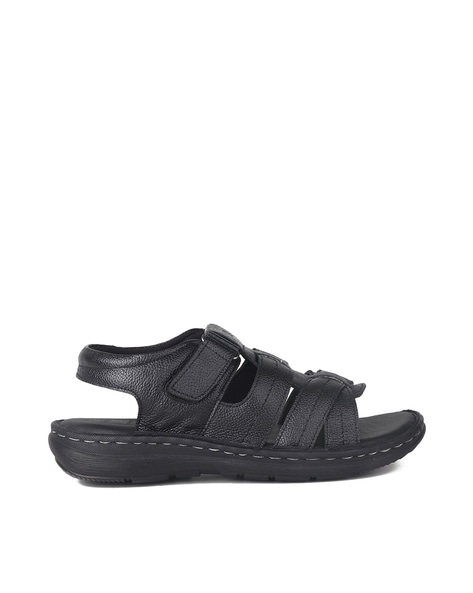 Men Multi Strap Sandals with Velcro Fastening