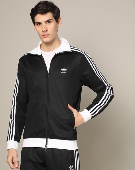 Mens adidas jacket with logo sales on back