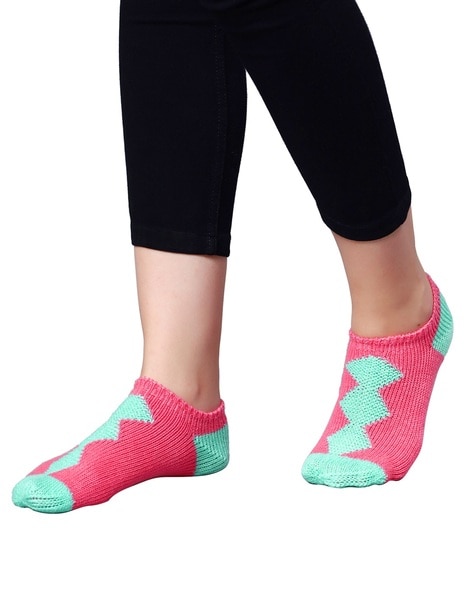 Buy Pink Socks & Stockings for Women by Bharatasya Online