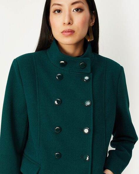 Teal hot sale peacoat women's