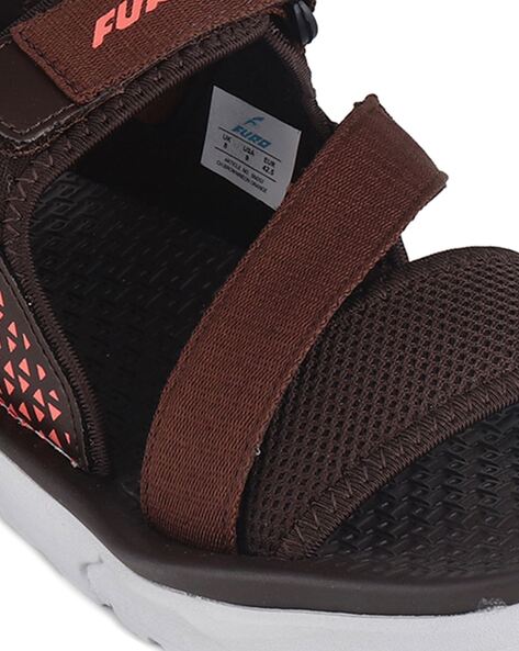 Buy Grey & orange Sandals for Men by Furo Sports By Red Chief Online |  Ajio.com