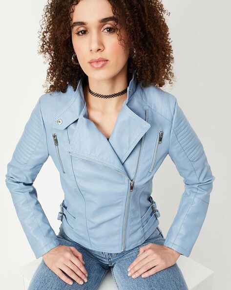 Ladies light blue jacket best sale