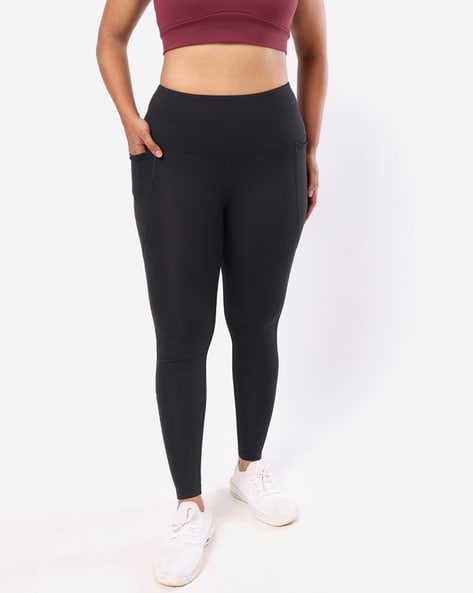 Curvy Tall Buttery Soft Activewear Leggings-Black - mulberrycottage