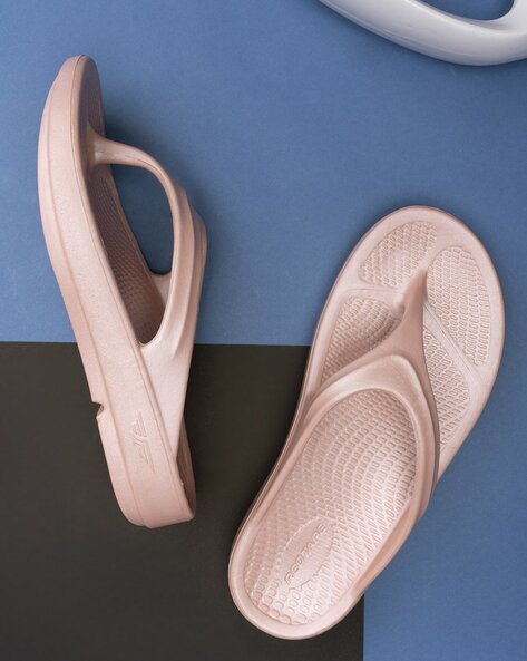 Women Thong-Strap Flip-Flops with Textured Footbed