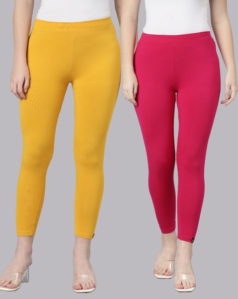 Buy Pink Leggings for Women by Twin Birds Online