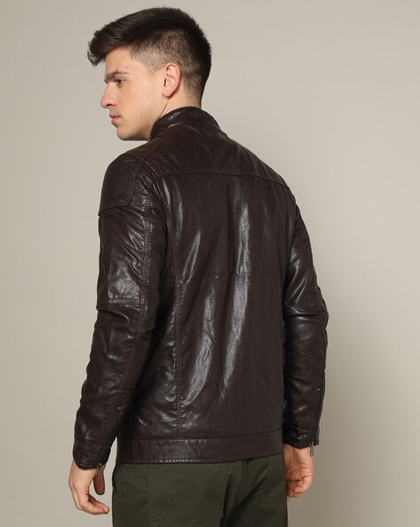 Mens Leather and Faux Leather Jackets | Amazon.com