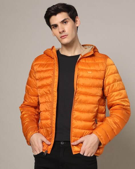 Levi's hooded hot sale puffer jacket