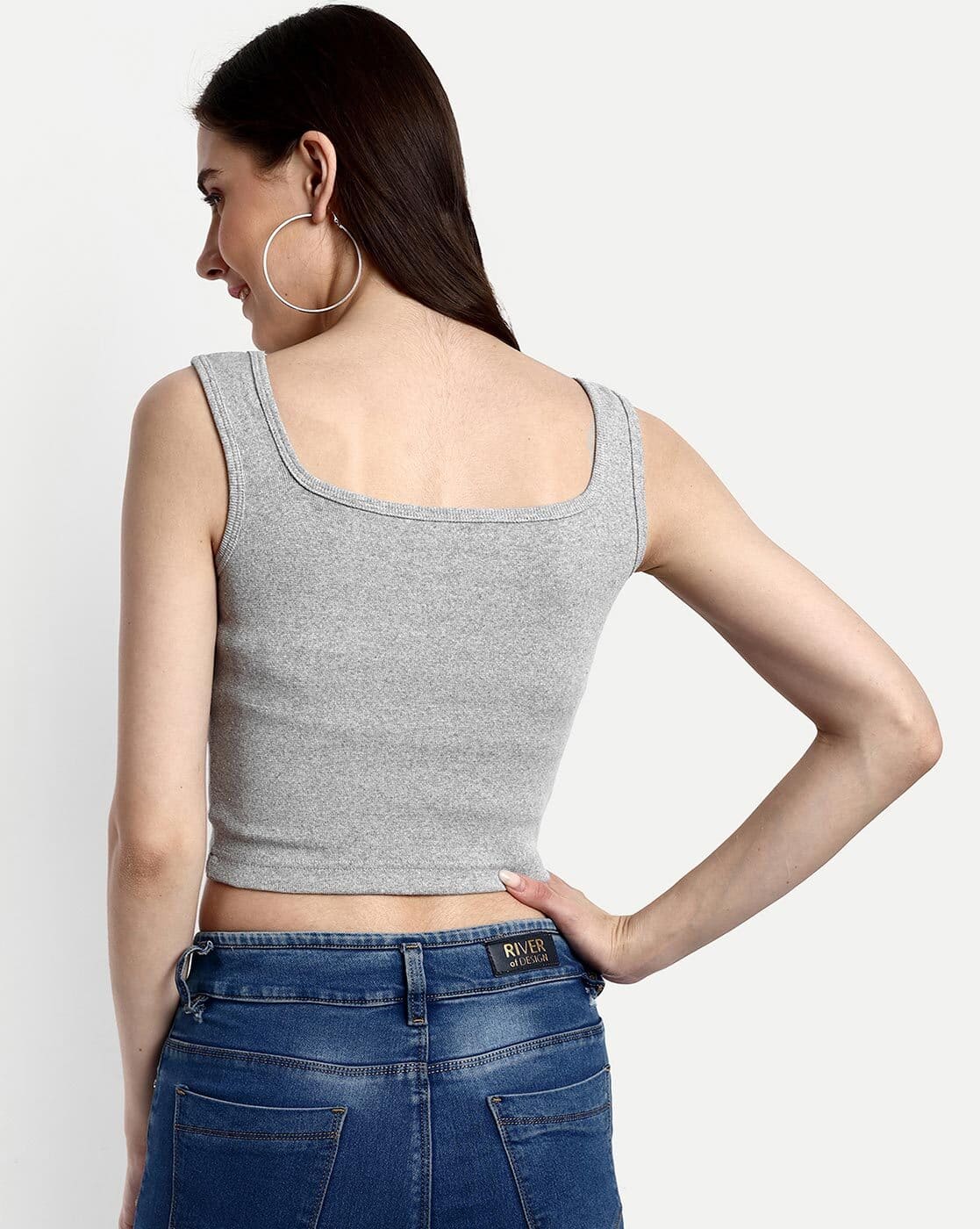 Buy Fery London Women Scoop-Neck Tank Top Online | Ajio.com