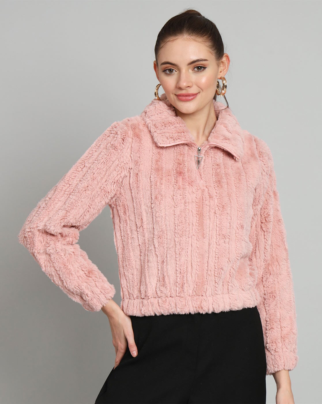 Buy Peach Jackets & Coats for Women by Broowl Online
