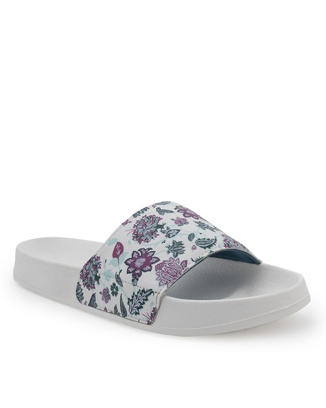 Womens deals floral sliders