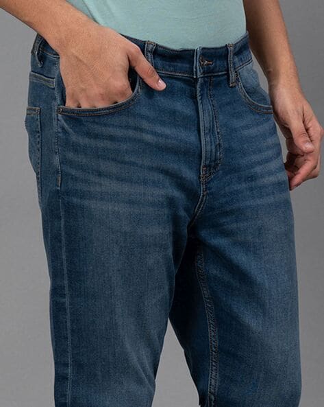 Buy Tinted Blue Jeans for Men by RED TAPE Online