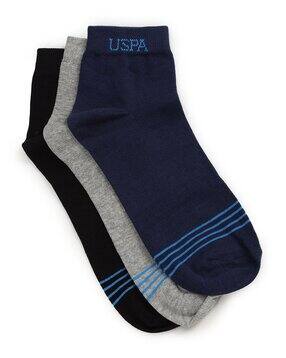u.s. polo assn. Pack of 3 Men Ankle-Length Everyday Socks-picture-22