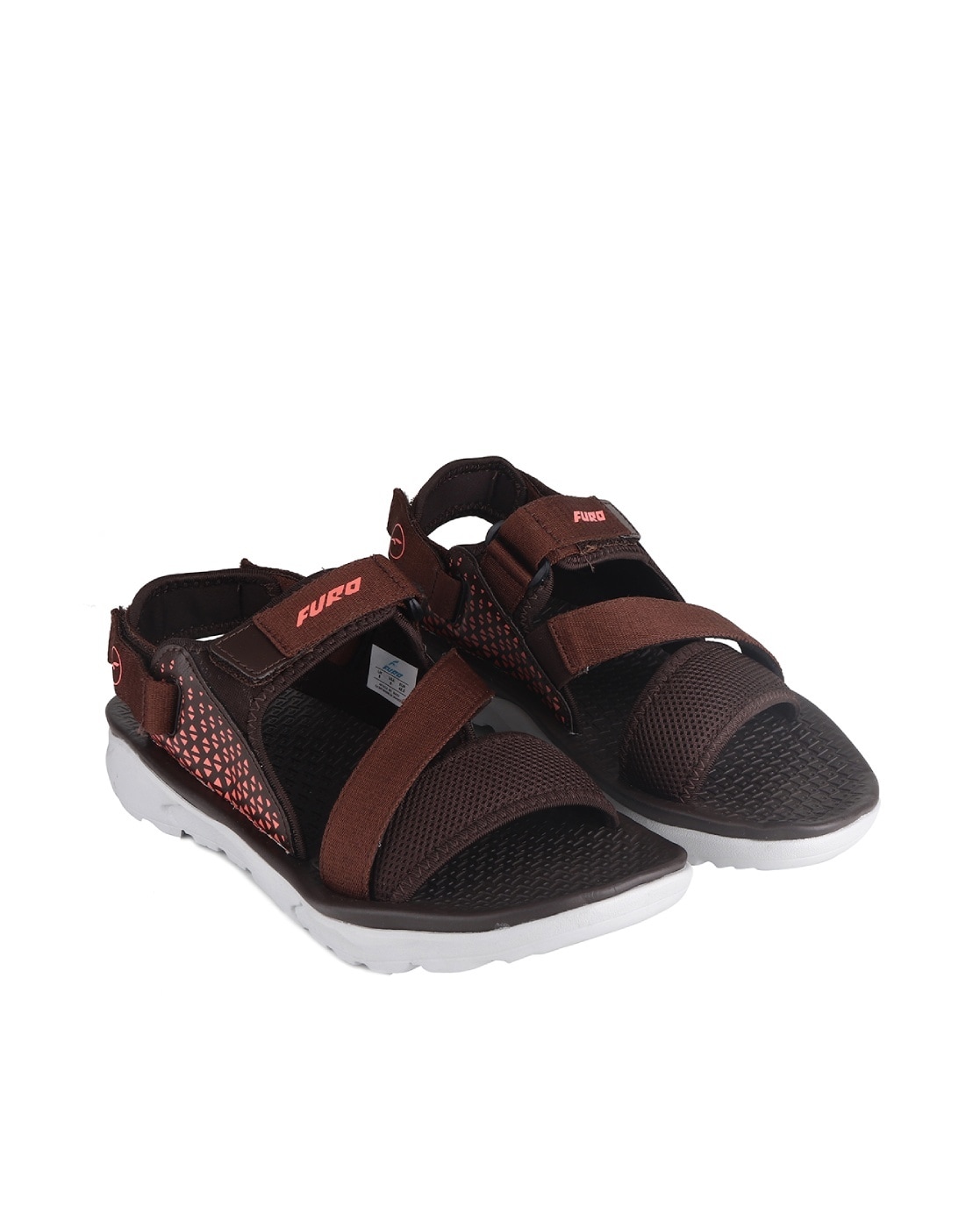 Buy Black Sandals for Men by Furo Sports By Red Chief Online | Ajio.com