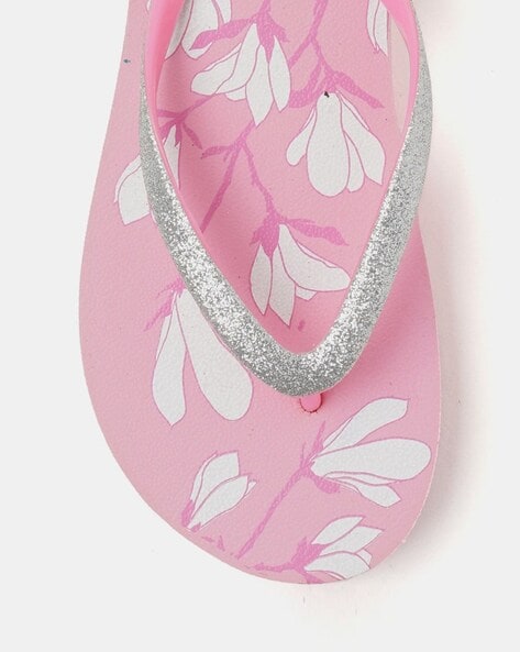 Women's floral sale slippers