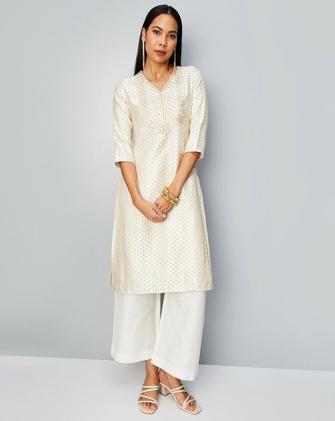 Women Embroidery & Embellished Kurta Set with Dupatta Price in India