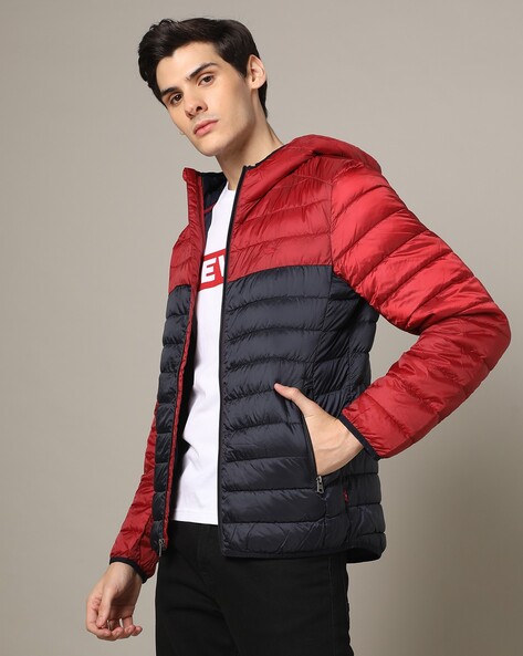 Levi's color block store puffer shirt jacket