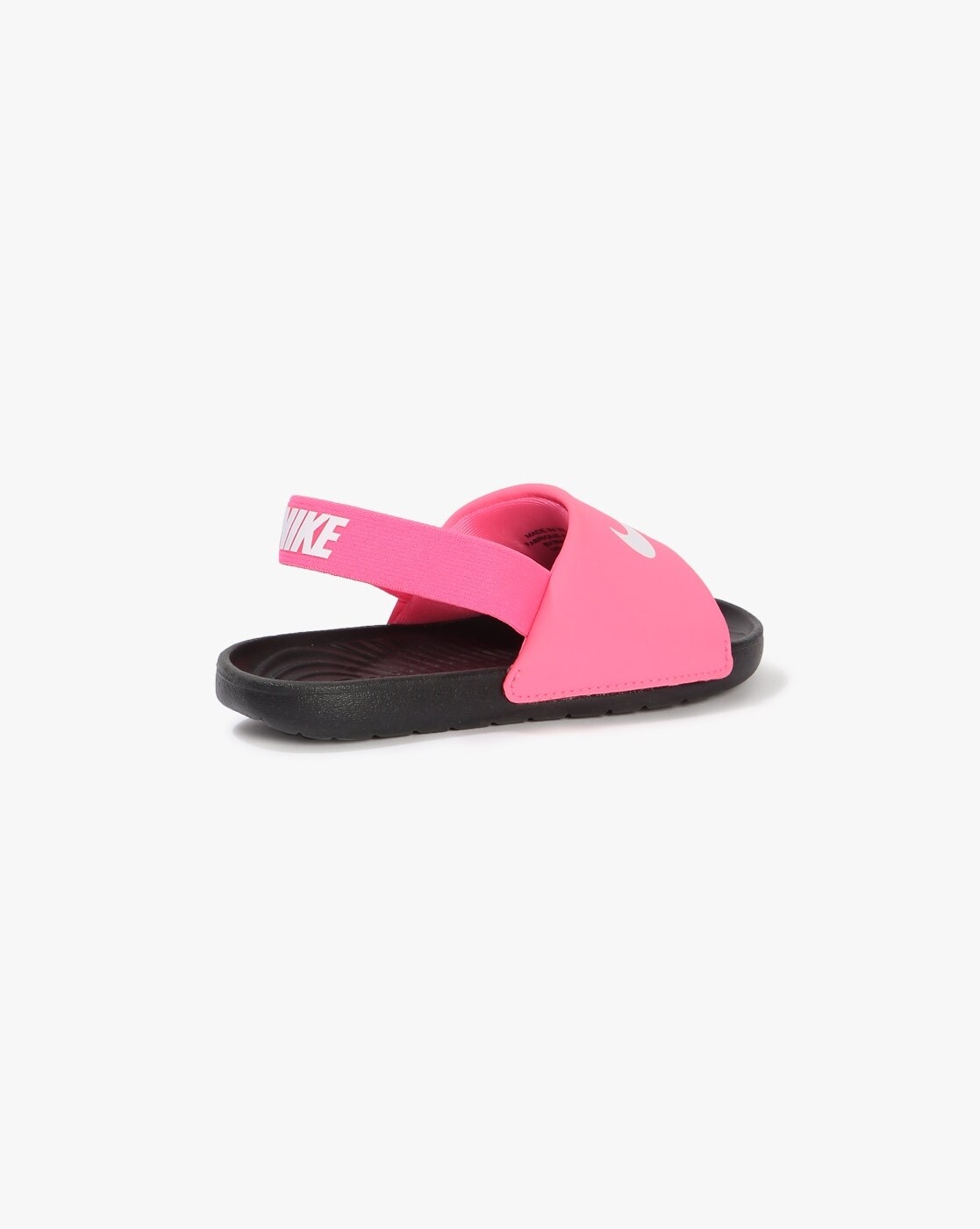 Pink nike outlet slides kids