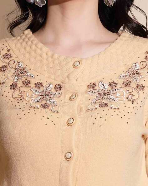 Buy Beige Sweaters & Cardigans for Women by GLOBAL REPUBLIC Online