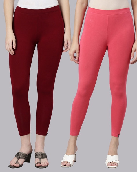 https://assets.ajio.com/medias/sys_master/root/20231110/qmbE/654d5bf6afa4cf41f580d476/twin-birds-red-%26-coral-basic-women-pack-of-2-leggings-with-elasticated-waistband.jpg