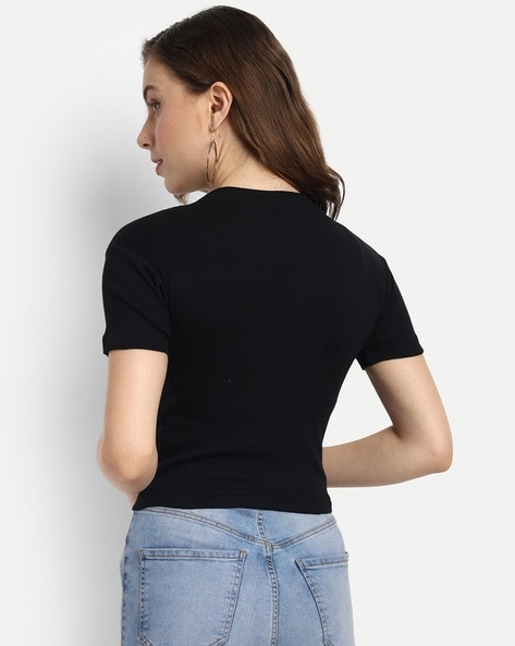 Buy Black Tops for Women by Fery London Online