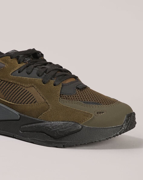 Puma black & hotsell green rs-x winterized trainers