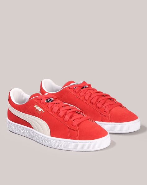 Puma suede hot sale classic red