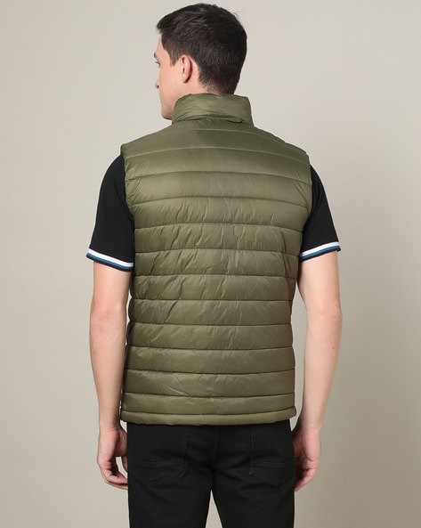 Buy U.S. Polo Assn. Men Black Padded Sleeveless Jacket - Jackets for Men  201796 | Myntra