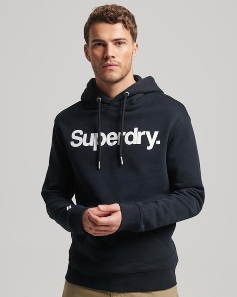 Superdry Essential Logo Hoodie - Men's Mens Hoodies-and