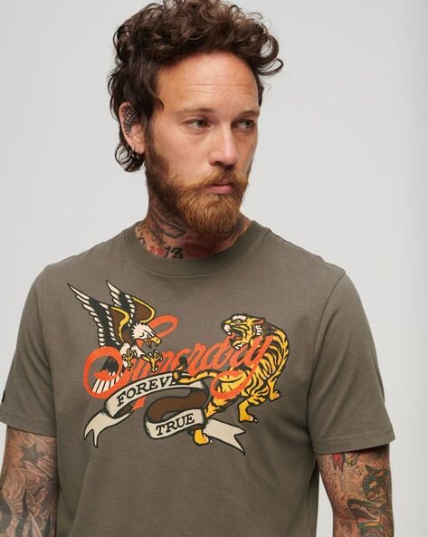 Buy Orange Tshirts for Men by SUPERDRY Online | Ajio.com