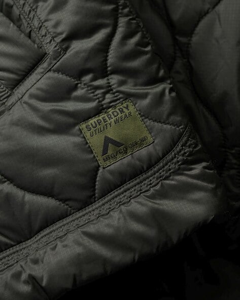 Superdry quilted utility top bomber jacket