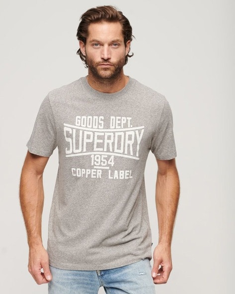 Buy Grey Melange Tshirts for Men by SUPERDRY Online