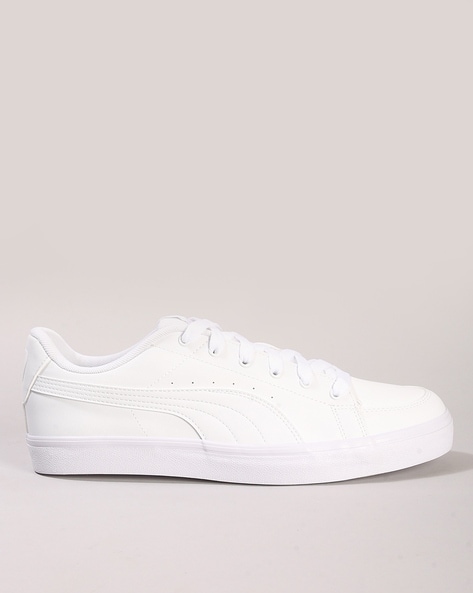 Men V Court Vulc Lace-Up Sneakers