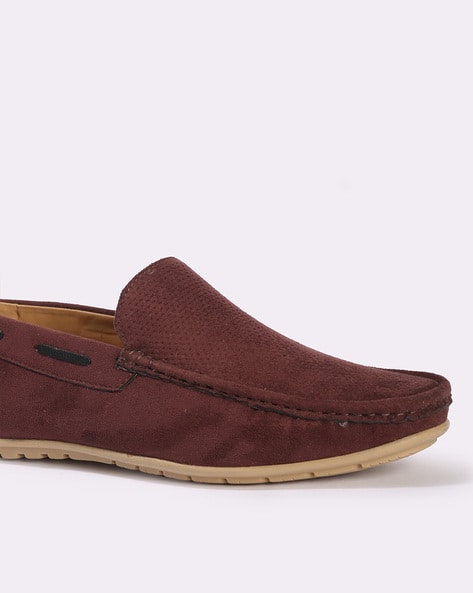 Price History of YOUSTA Men Slip-On Suede Loafers from Ajio