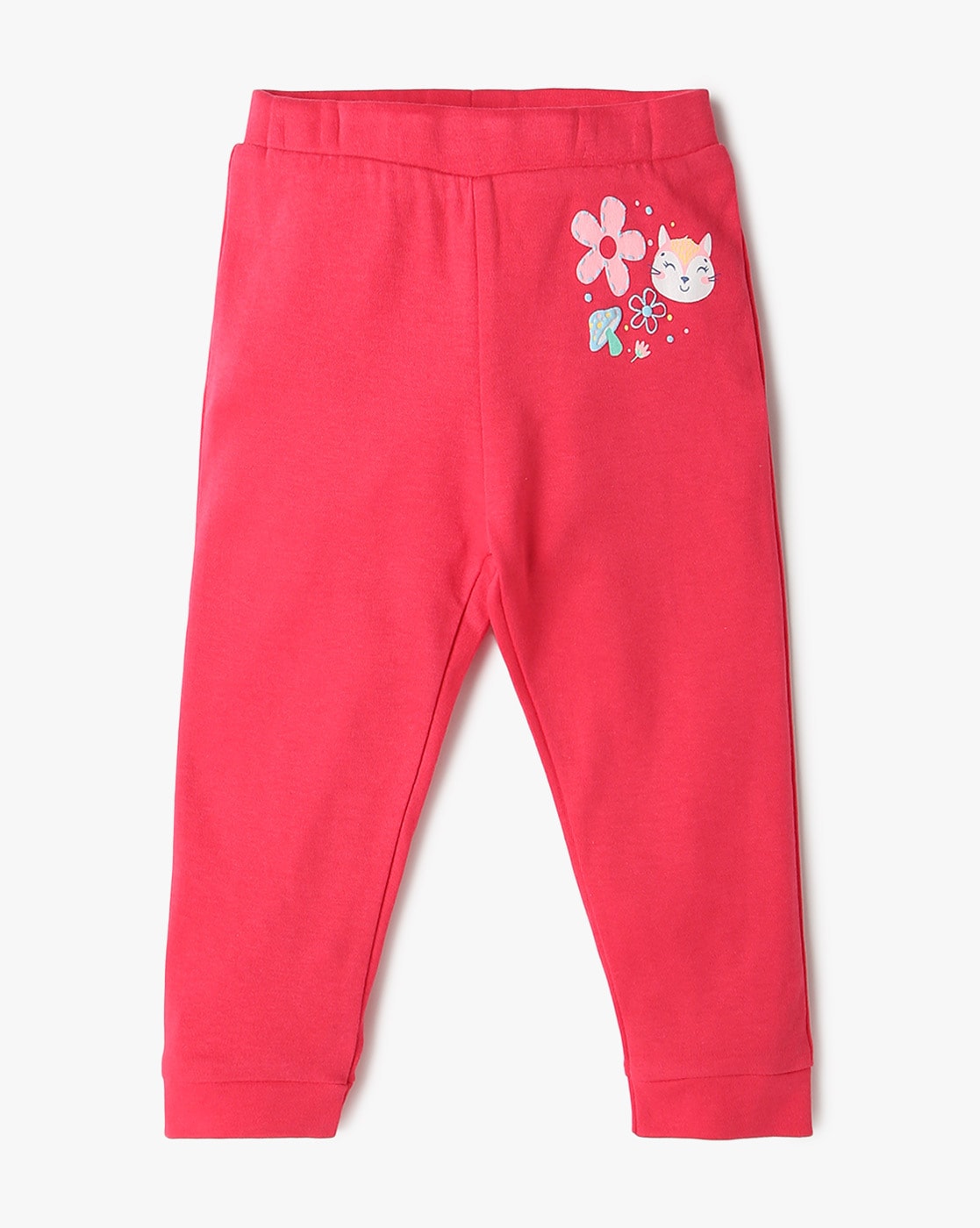 Vivian's Fashions Long Leggings - Girls, Cotton (Red, Medium) - Walmart.com