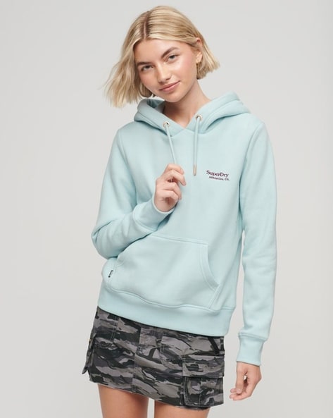 Buy Blue Sweatshirt & Hoodies for Women by SUPERDRY Online