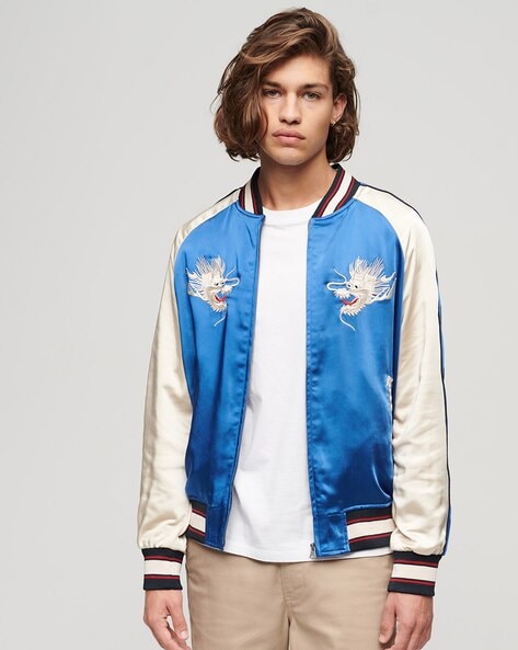 Superdry Womens Sukajan Embroidered Bomber Jacket India | Ubuy