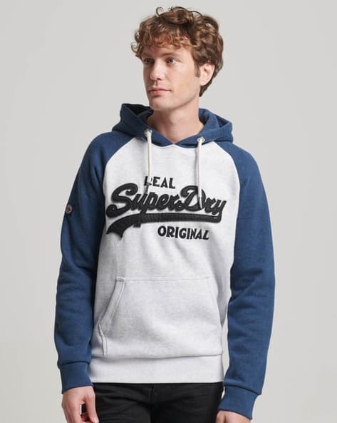 Super Dry Superdry Mens Hoody Athletic Vintage Raglan Hoodie