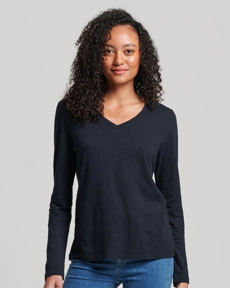 superdry long sleeve t shirt women's