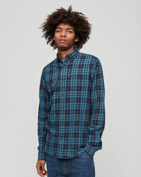 SUPERDRY Vintage Checked Long Sleeves Shirt