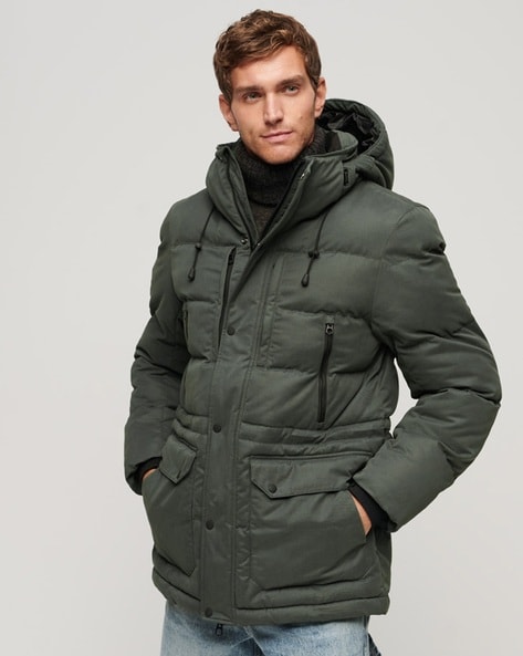 Buy Olive Green Jackets Coats for Men by SUPERDRY Online Ajio