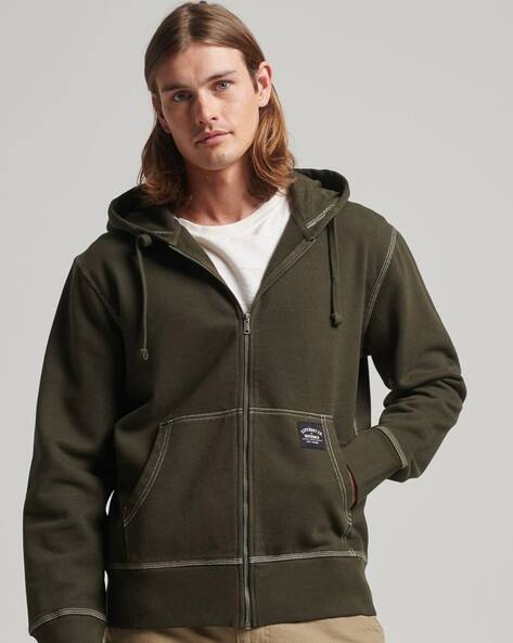 Buy Green Sweatshirt & Hoodies for Men by SUPERDRY Online | Ajio.com 