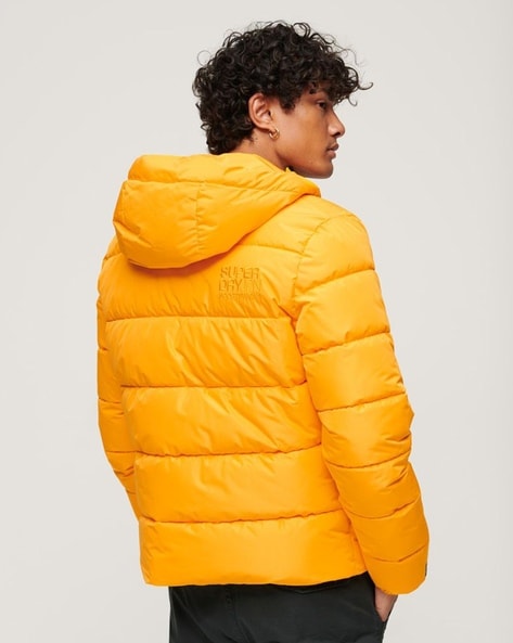 Hooded Sports Puffer Jacket