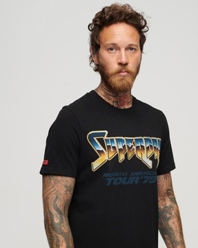 Men Online Tshirts for Grey by SUPERDRY Buy