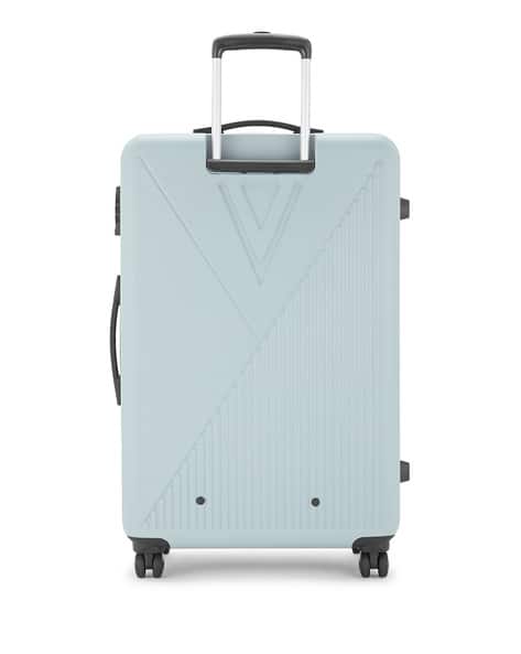 Price History of BAGGIT Striped Hard Body Trolley Bag from Ajio