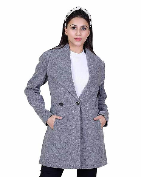 Buy GREY Jackets & Coats for Women by Comfy Sparrow Online