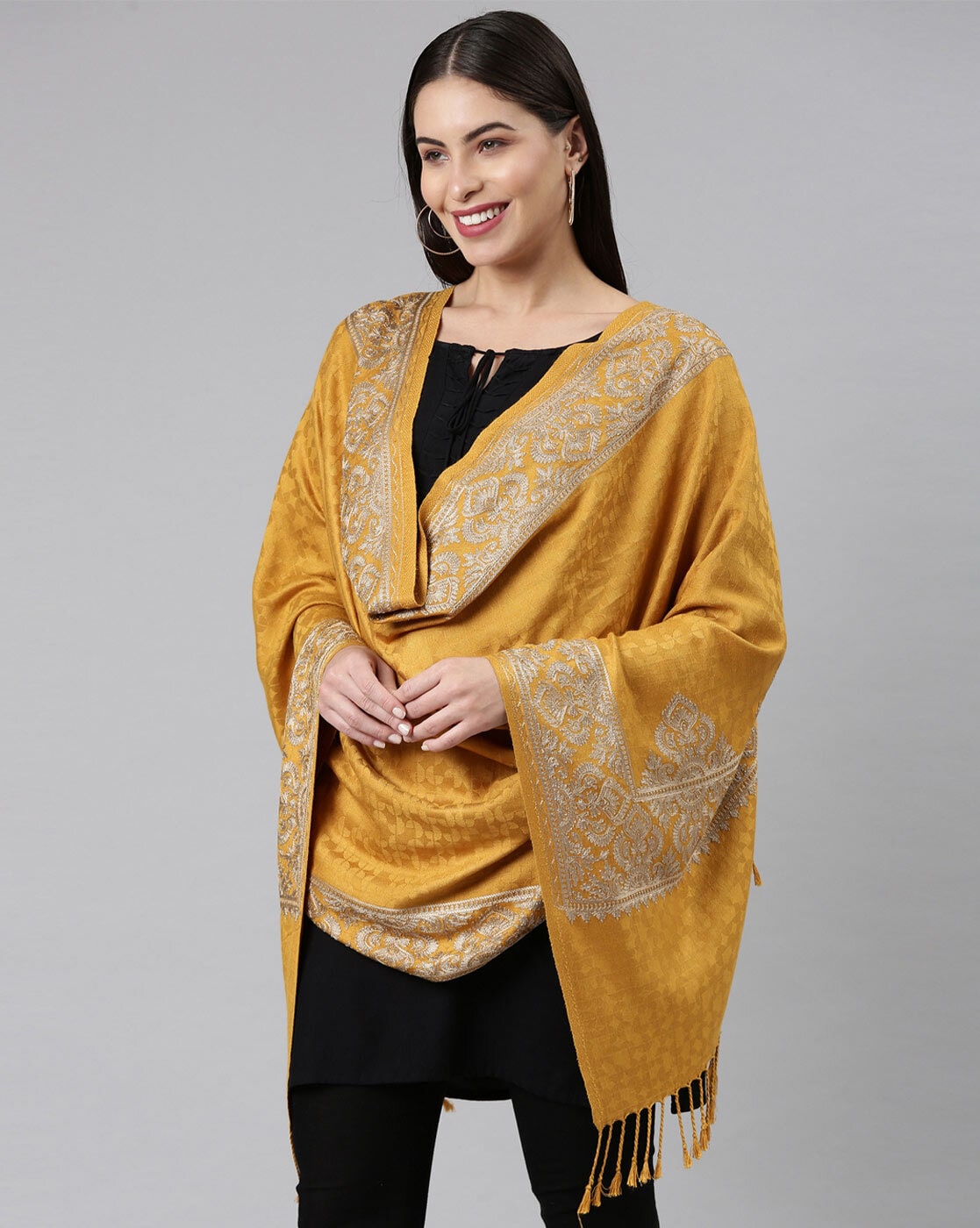 Yellow 2024 shawl wrap