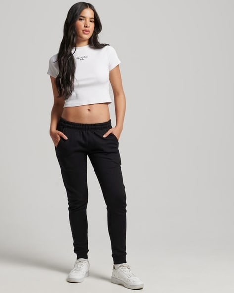 Buy Black Track Pants for Women by SUPERDRY Online