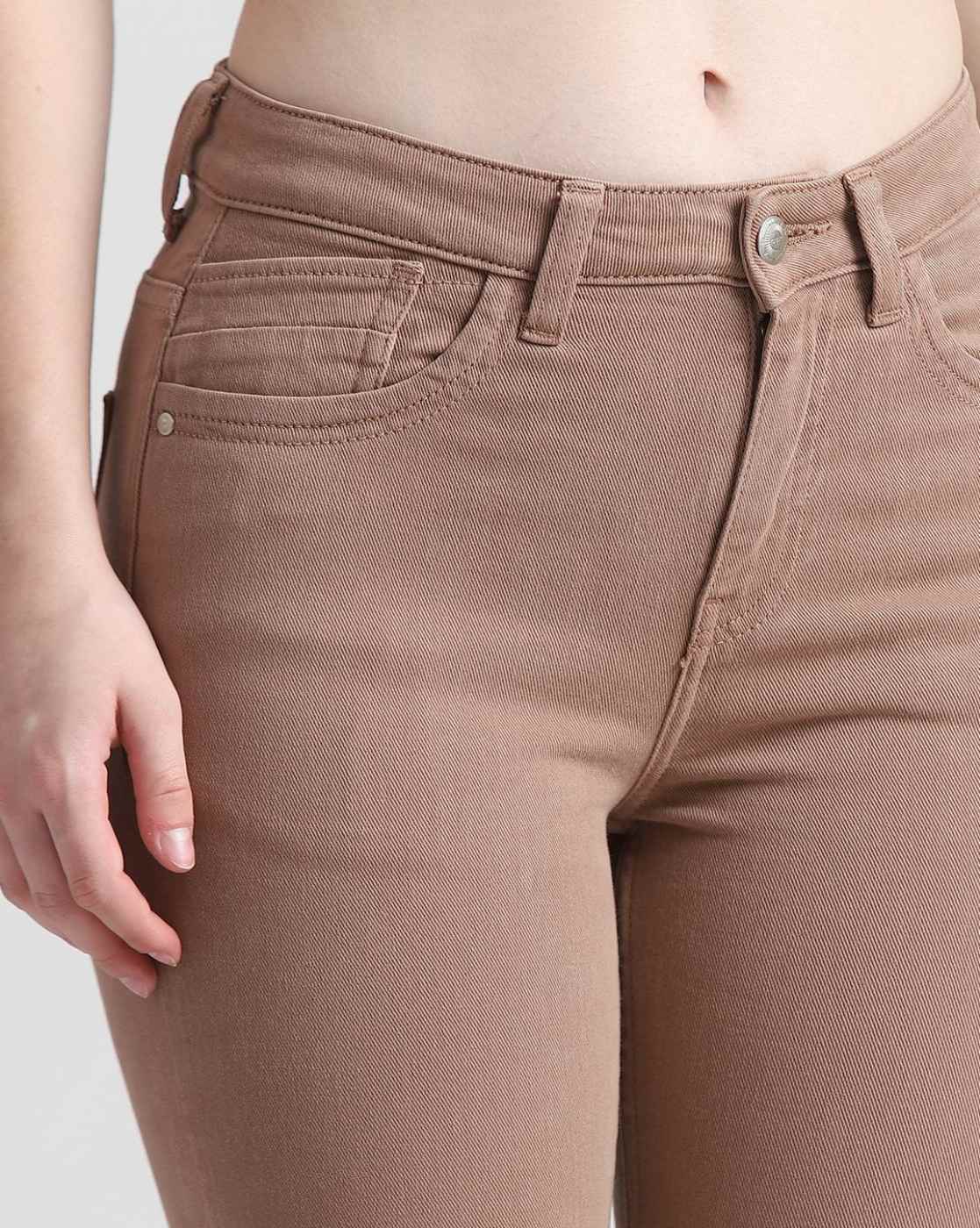 fara fashion Regular Women Brown Jeans - Buy fara fashion Regular Women  Brown Jeans Online at Best Prices in India