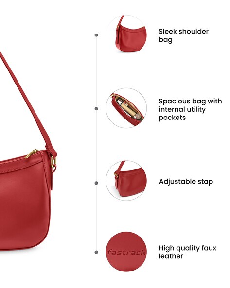 Fastrack red online bag