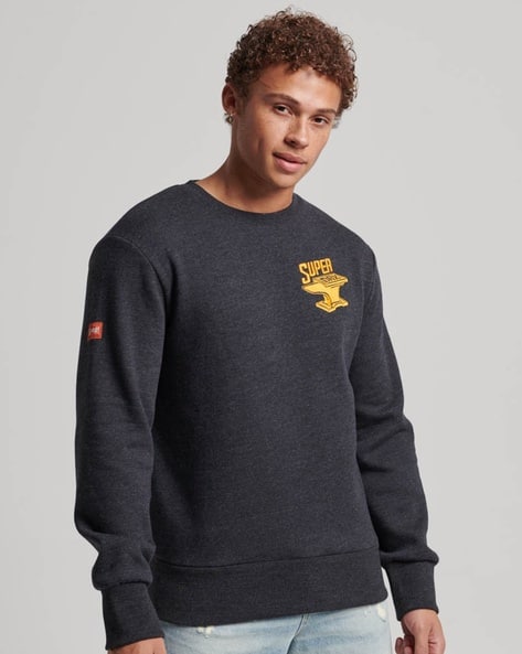 Buy Charcoal Sweatshirt Hoodies for Men by SUPERDRY Online